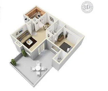 Floor plan 1x1V