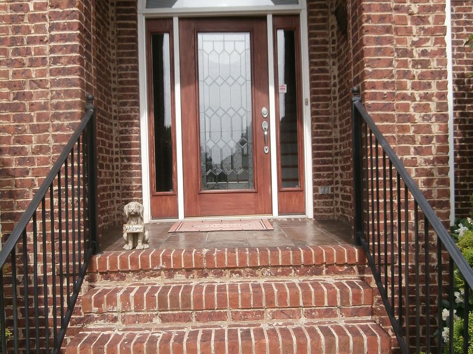 Entering the front door