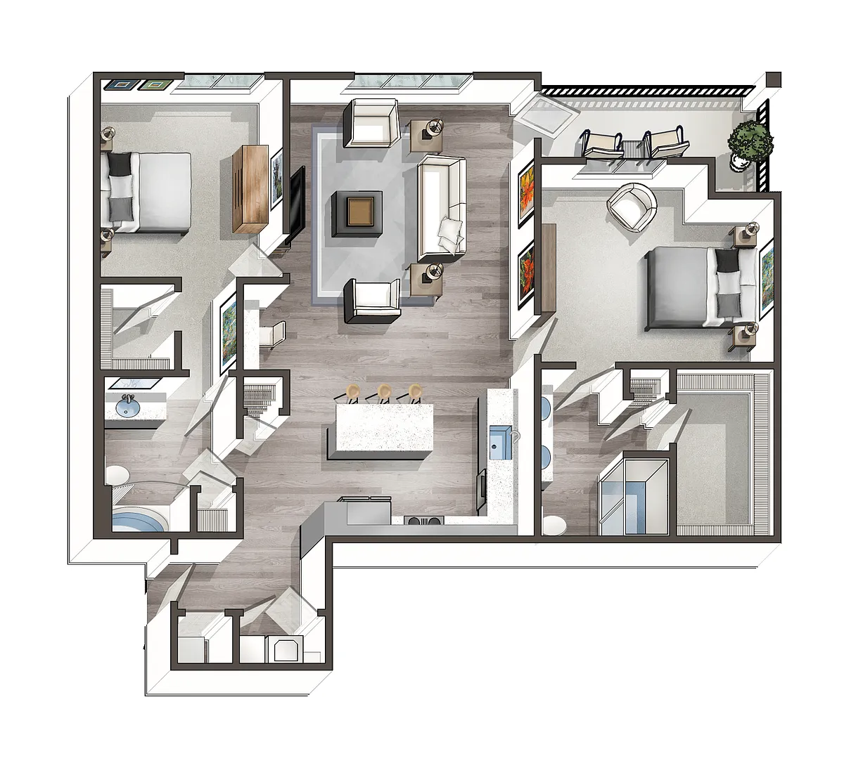 Floor plan B2