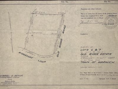 Ridgeway Loop, Warwick, NY, 10990