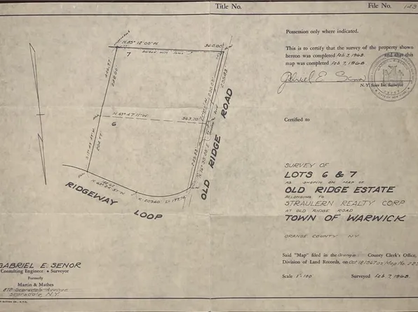 Ridgeway Loop, Warwick, NY 10990