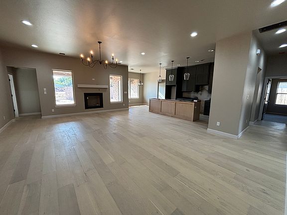 Living room and kitchen