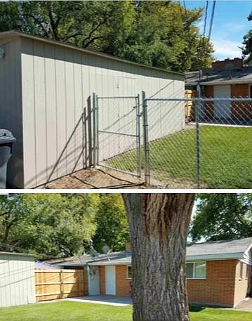 Back yard & storage