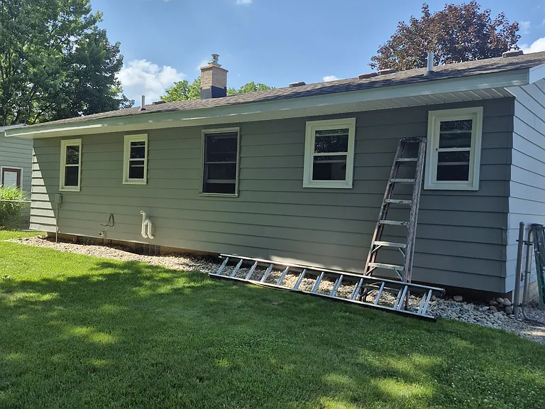 Rear view of Home