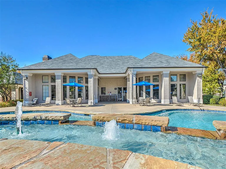 Resort-Inspired Pool with Waterfall.