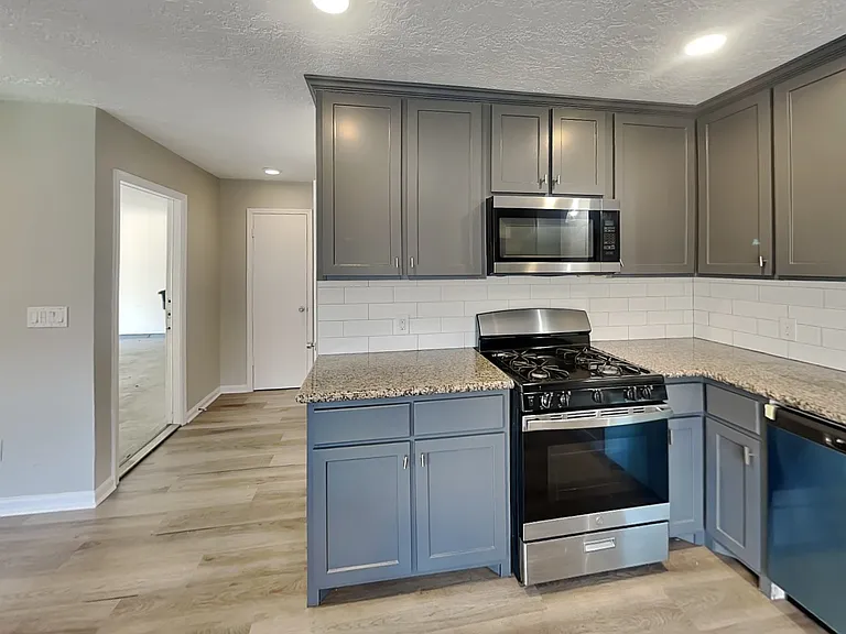 Modern kitchen with neutral to