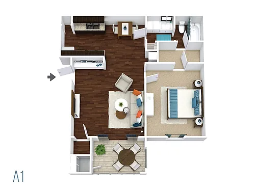 Floor plan A1