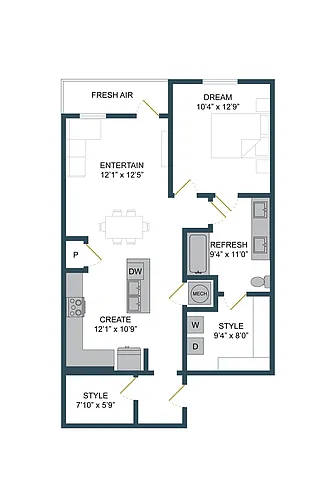 Floor plan A5D