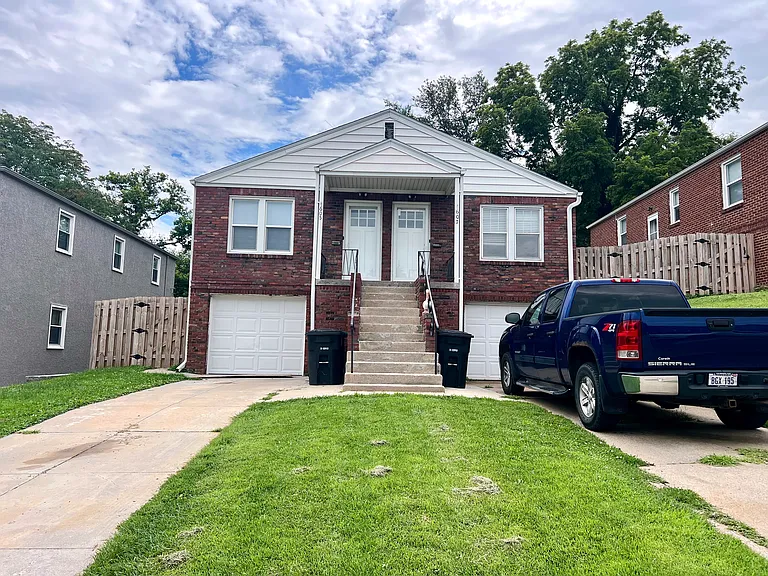 Front left/east side duplex