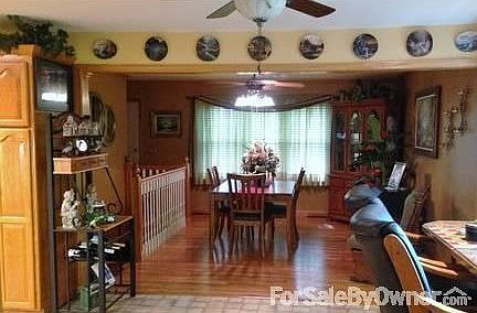 Breakfast bar and into Dining Room