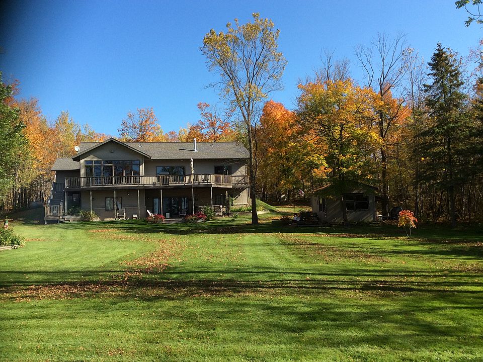 Backyard view from lakeshore