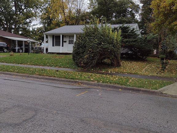 Front of the house, facing Southeast