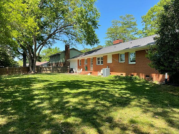 Large backyard with trees and privacy