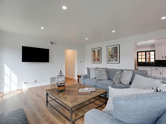 Living room to kitchen