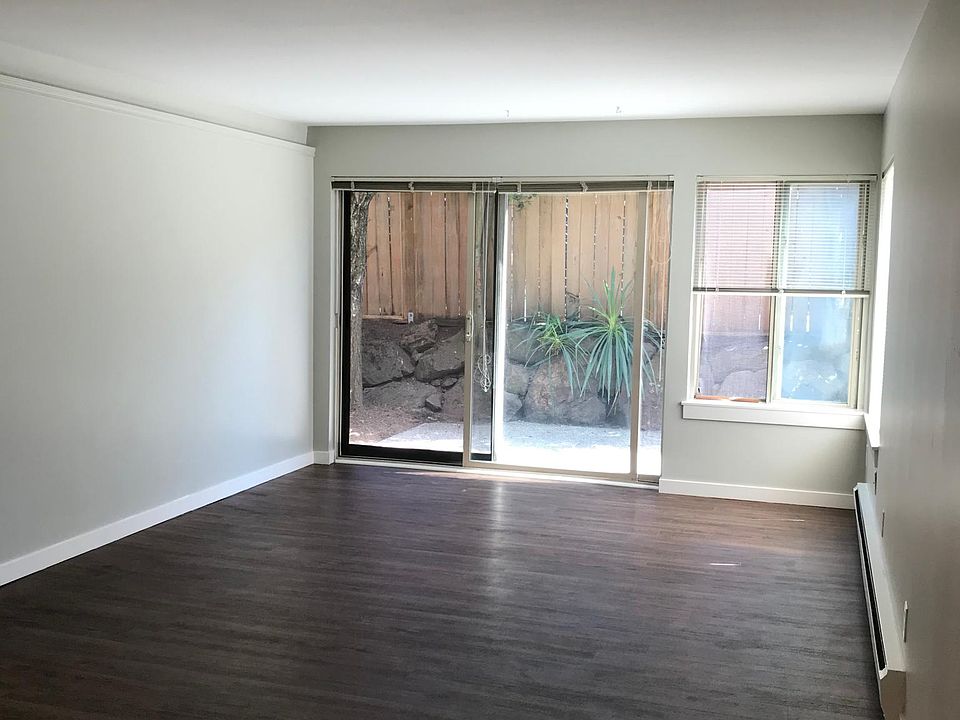Living room with private patio