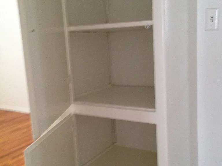 Cupboards in hallway