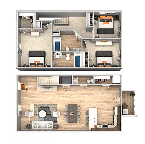 Floor plan Blue Ridge