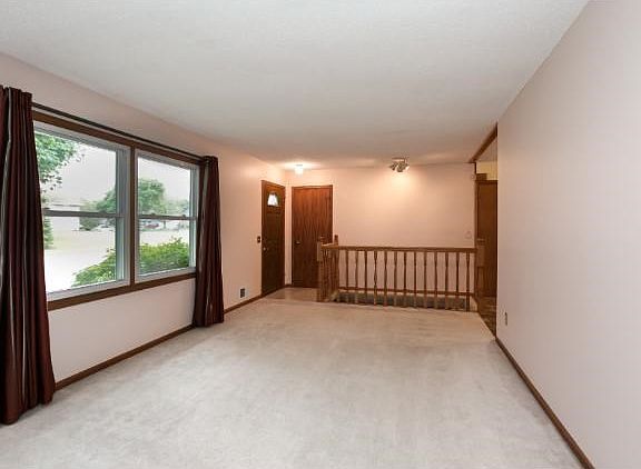 Living Room and entry with closet