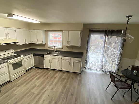 Large kitchen with eat-in area