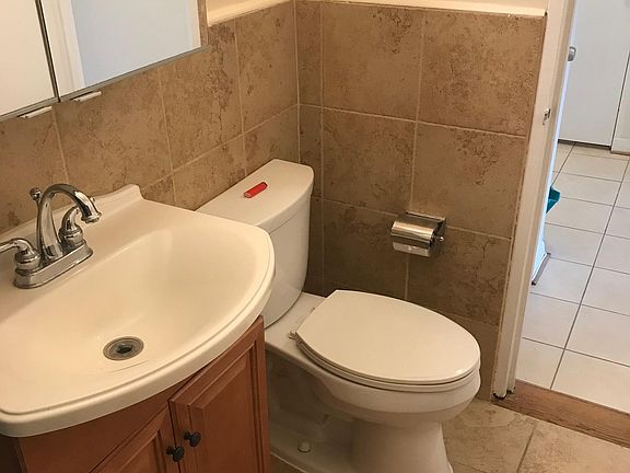 Bathroom w/ doorway