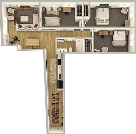 3 bed, 1.0 bath, $3,630 — Photo 3