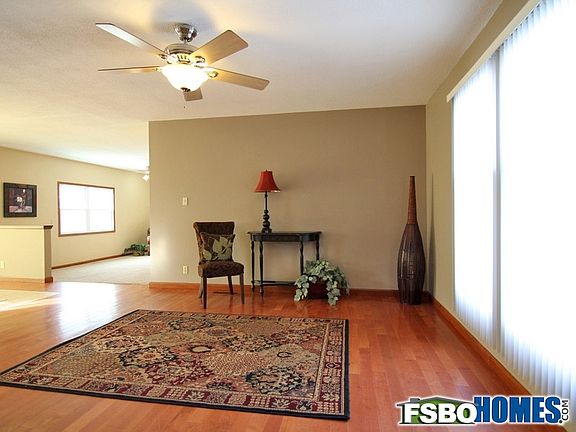 Living room with hardwood floors
