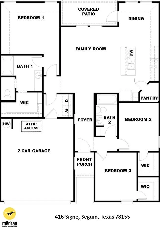 3 bed, 1407 sqft, $1,725 — Photo 2