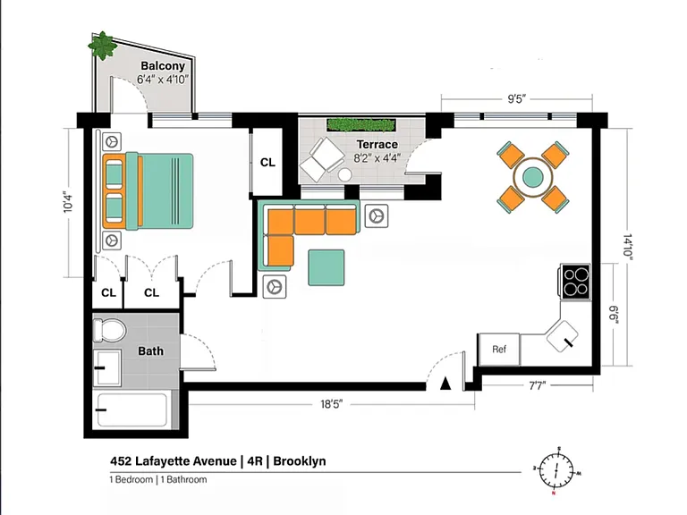 452 Lafayette Ave #4R — Photo 2