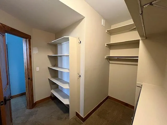Master walk-in closet