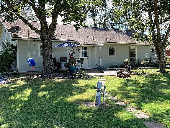 Rear view of the home