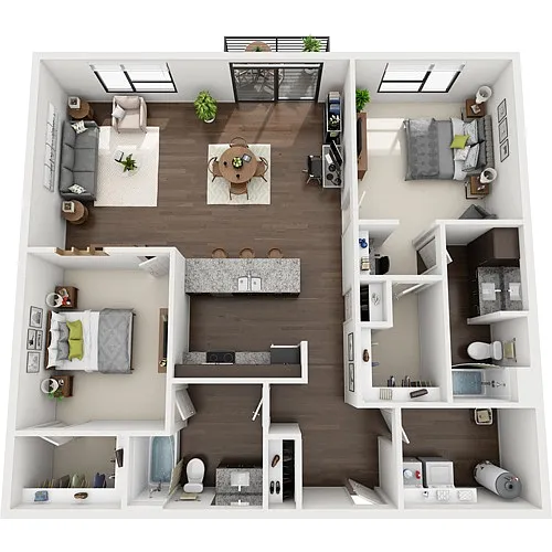 Floor plan 2-B