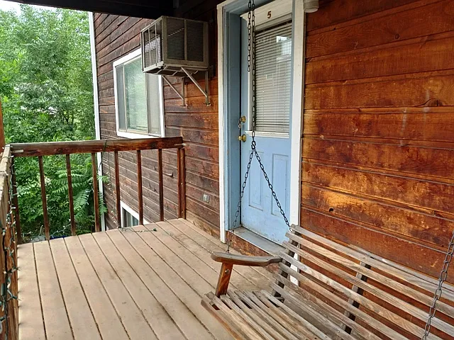 828 Marine Street, Apt. #5 - deck and entry