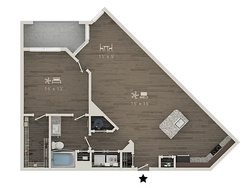 Floor plan A4