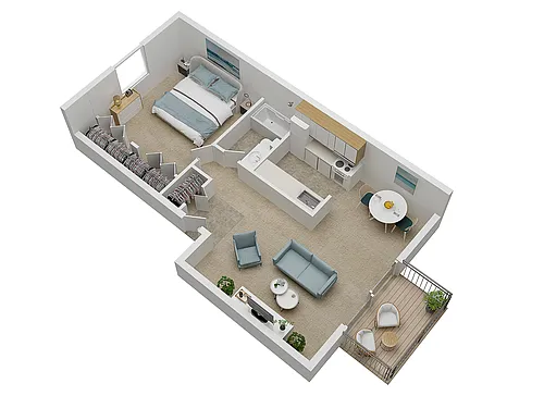 Floor plan The Van Gogh