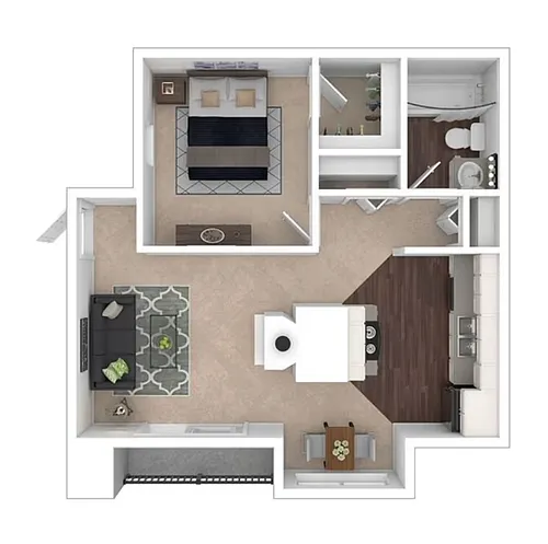 Floor plan A1 Renovated