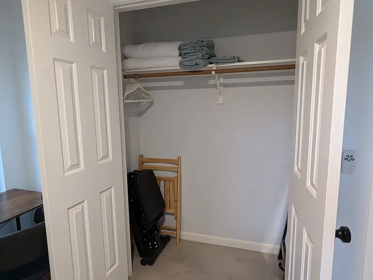 Guest bedroom closet space