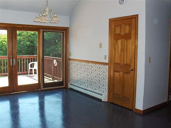 Dining Area with Sliders to Large Deck