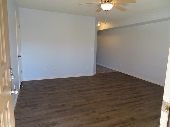 Living room from front door entry