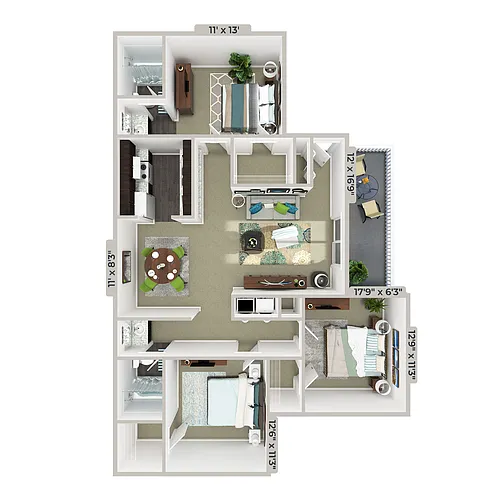 Floor plan C - Springdale