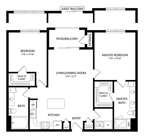 Floor plan B-C1S