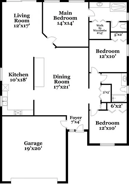 3 bed, 2.0 bath, 1551 sqft, $3,190 — Photo 2