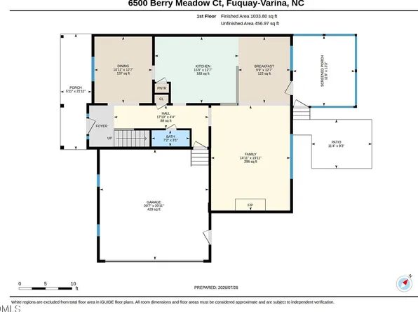 6500 Berry Meadow Ct, Fuquay Varina, NC 27526