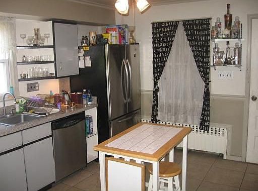 Kitchen with all new stainless steel appliances and cabinet lighting