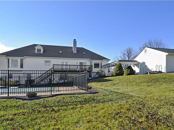 Back yard w/ pool