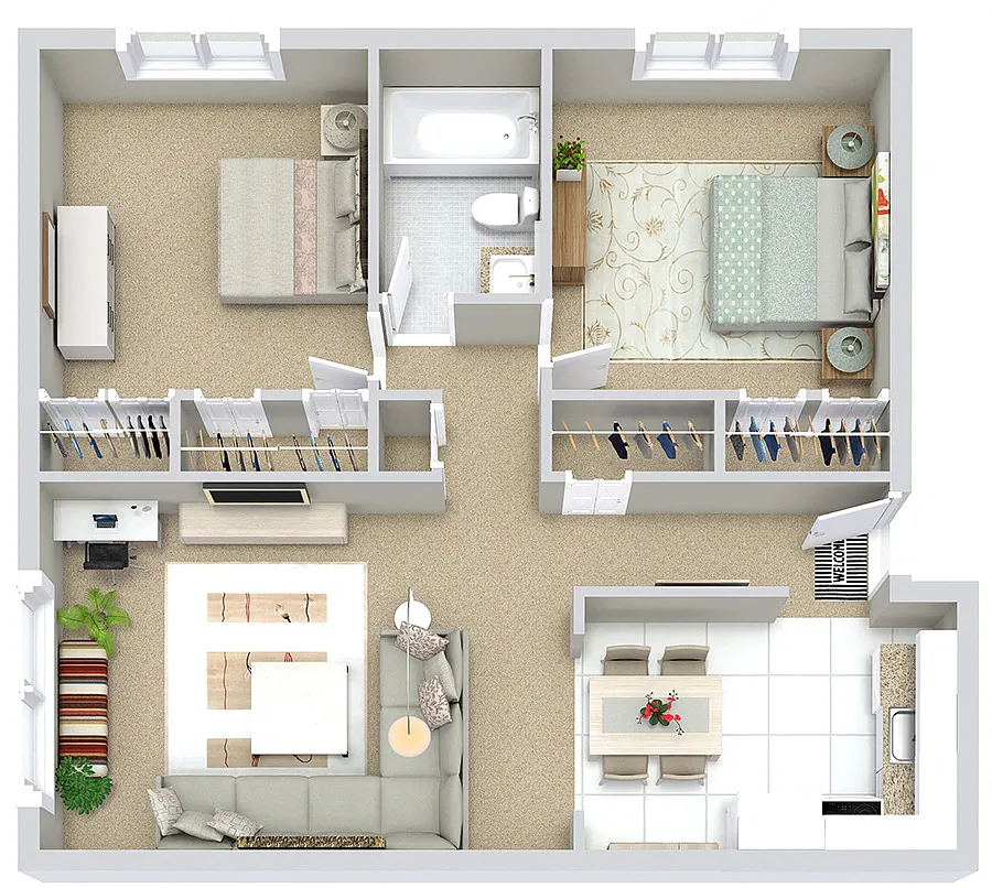 Floor plan The Downtowne