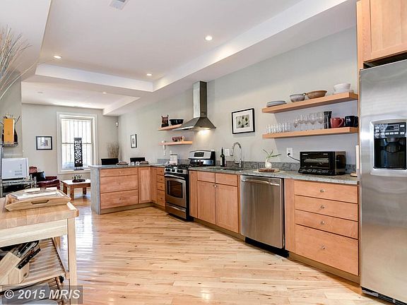 Gourmet Kitchen with Stainless Steel Appliances