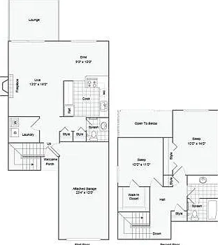 2-Bed 1.5-Bath Townhome 2-Bed 1.5-Bath Townhome