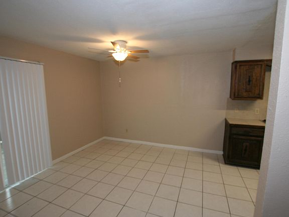 Dining area that goes out to the patio