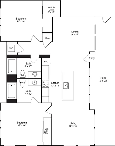 Floor plan F2