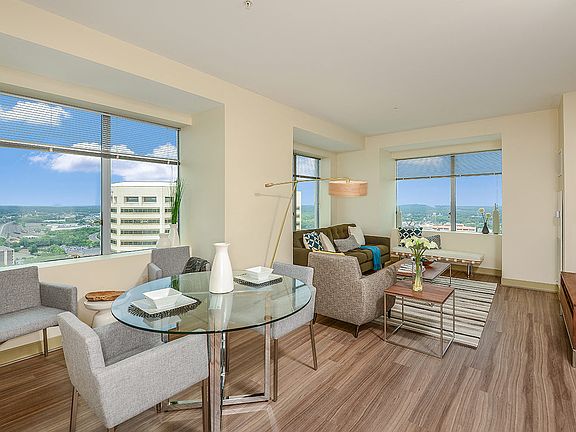 Living Room with City Views
